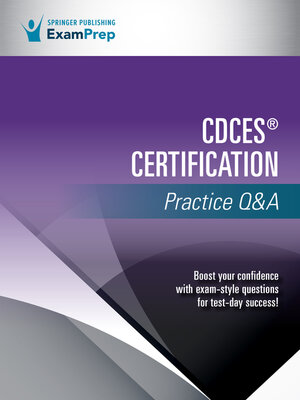 cover image of CDCES&#174; Certification Practice Q&A